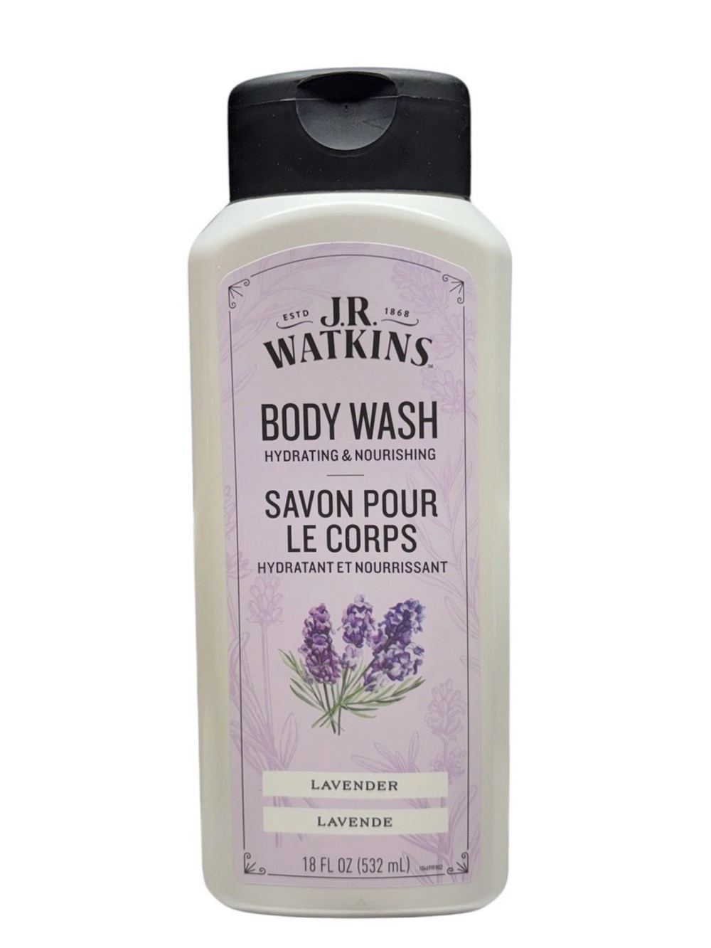 J.R. JR Watkins Body Wash LAVENDER Hydrating & Nourishing Cruelty Free